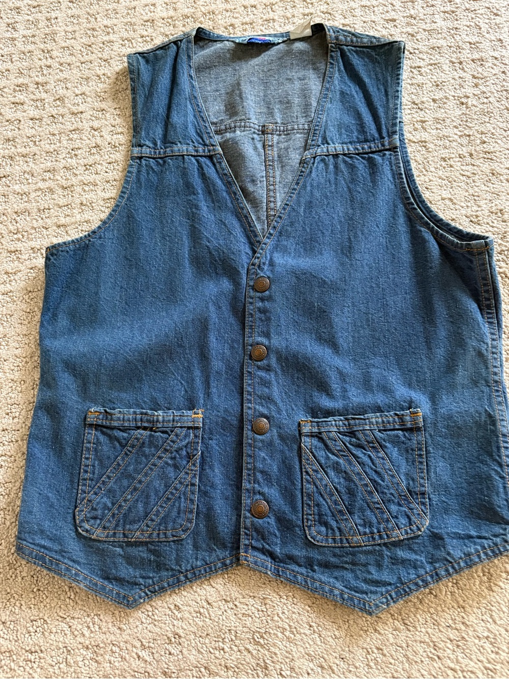 Levi’s Panatela denim vintage vest size Medium